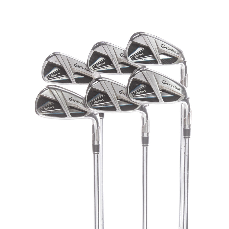 TaylorMade Sim Max Steel Mens Right Hand Irons 5-PW Stiff - Project X Rifle 6.0