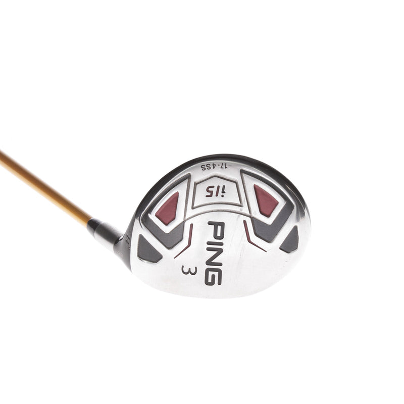 Ping i15 Graphite Mens Right Hand Fairway 3 Wood 14* Stiff - UST Mamiya ProForce 79