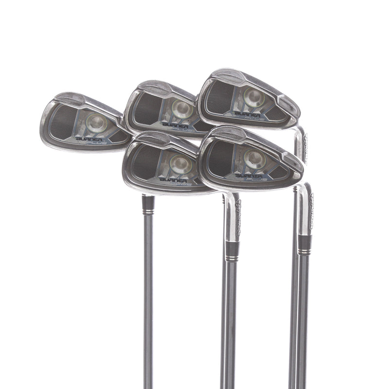 TaylorMade Burner Plus Graphite Ladies Right Hand Irons 6-PW Ladies - TaylorMade REAX 50