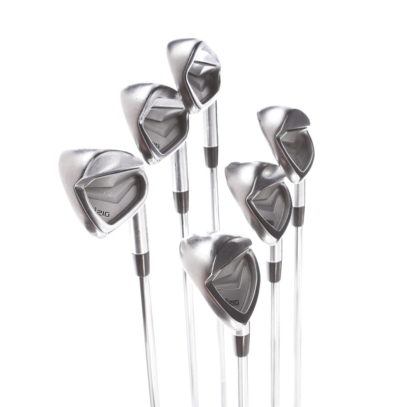 Ping i210 Steel Mens Right Hand Irons 5-PW 1* Upright Stiff - True Temper Dynamic Gold 120