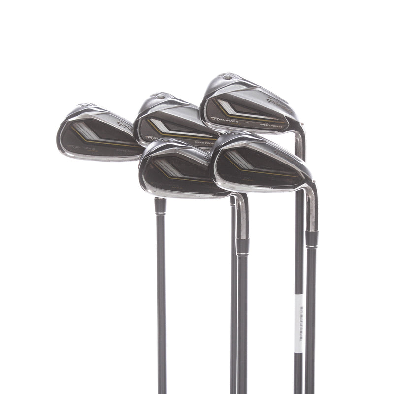 TaylorMade RBladez Max Graphite Mens Right Hand Irons 6-PW Regular - TaylorMade Ozik 55g