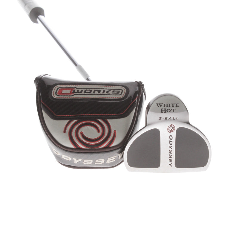 Odyssey White Hot Two Ball Mens Right Hand Putter 33" Mallet - Siper Stroke Tour 2.0