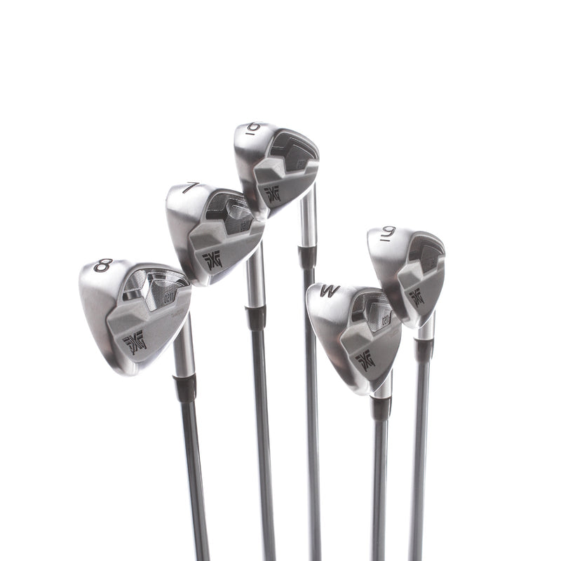 PXG 0211 DualCor Graphite Mens Right Hand Irons 5-PW Regular - UST Mamiya Recoil F3 75