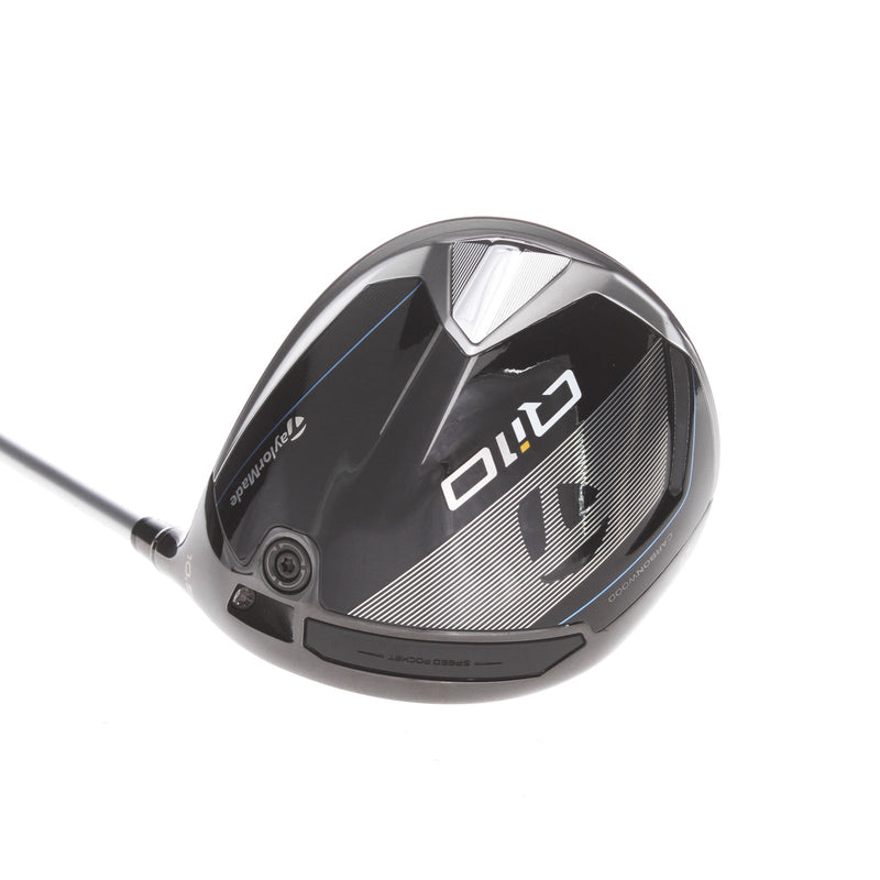 TaylorMade Qi10 Graphite Mens Right Hand Driver 10.5* Regular - Ozik Matrix White Tie