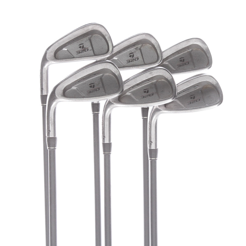 TaylorMade 320 Graphite Mens Left Hand Irons 5-PW Regular - TaylorMade Lite R-80