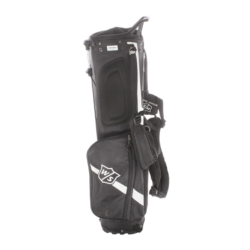 Wilson Staff Q5 Stand Bag - Black/White