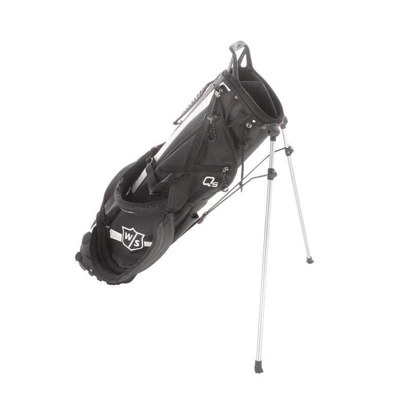 Wilson Staff Q5 Stand Bag - Black/White