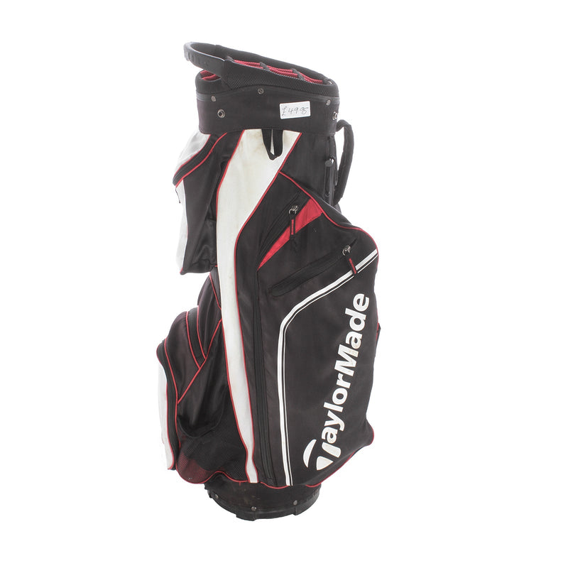 TaylorMade Cart Bag - Black/White/Red