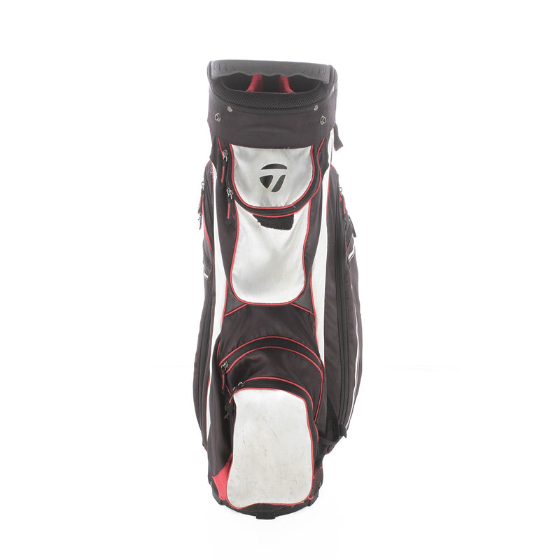 TaylorMade Cart Bag - Black/White/Red