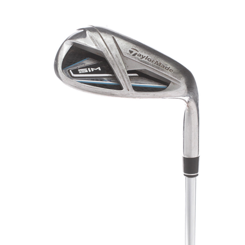 TaylorMade Sim Max Steel Mens Right Hand Lob Wedge Stiff - KBS Max 85