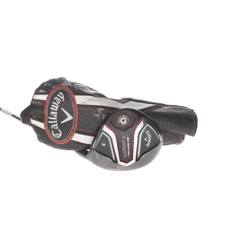 Callaway Big Bertha Fusion Graphite Mens Right Hand Fairway 3 Wood 15* Stiff - Diamana M+60 x5ct