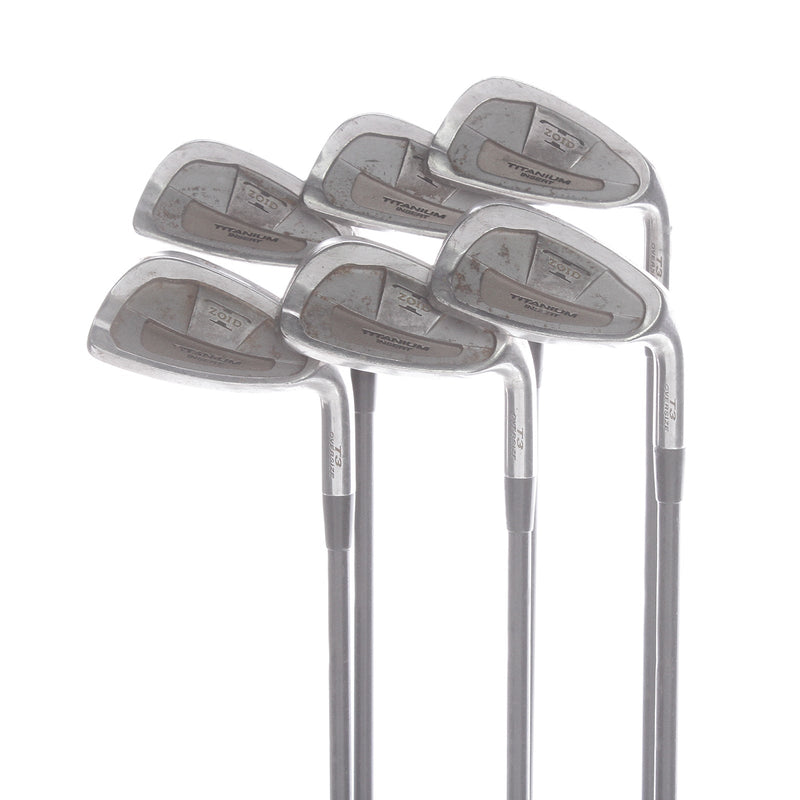 Mizuno T-Zoid Titaniumn Insert Graphite Mens Right Hand Irons 5-PW Regular - Mizuno TechnoFlex