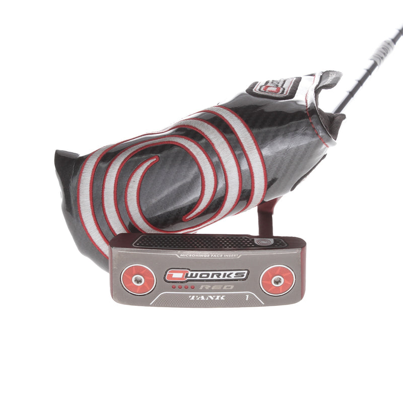 Odyssey O-Works Red Tank 1 Mens Right Hand Putter 35" Mid-Mallet - Super Stroke Mid Slim 2.0