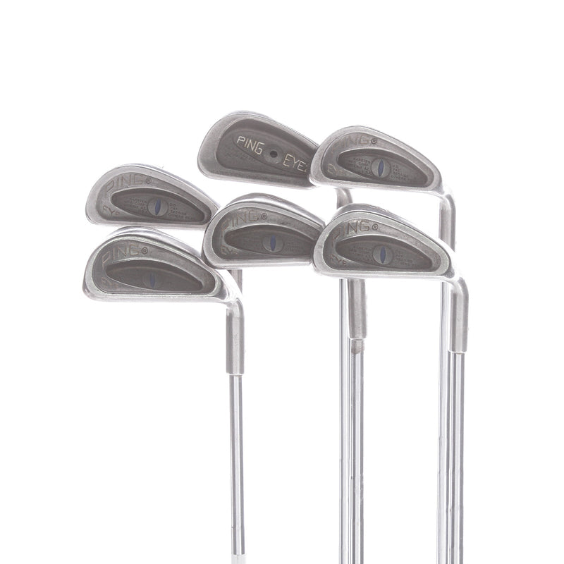 Ping Eye Steel Mens Right Hand Irons 5-PW Blue Dot 1* Upright Regular - Ping Eye