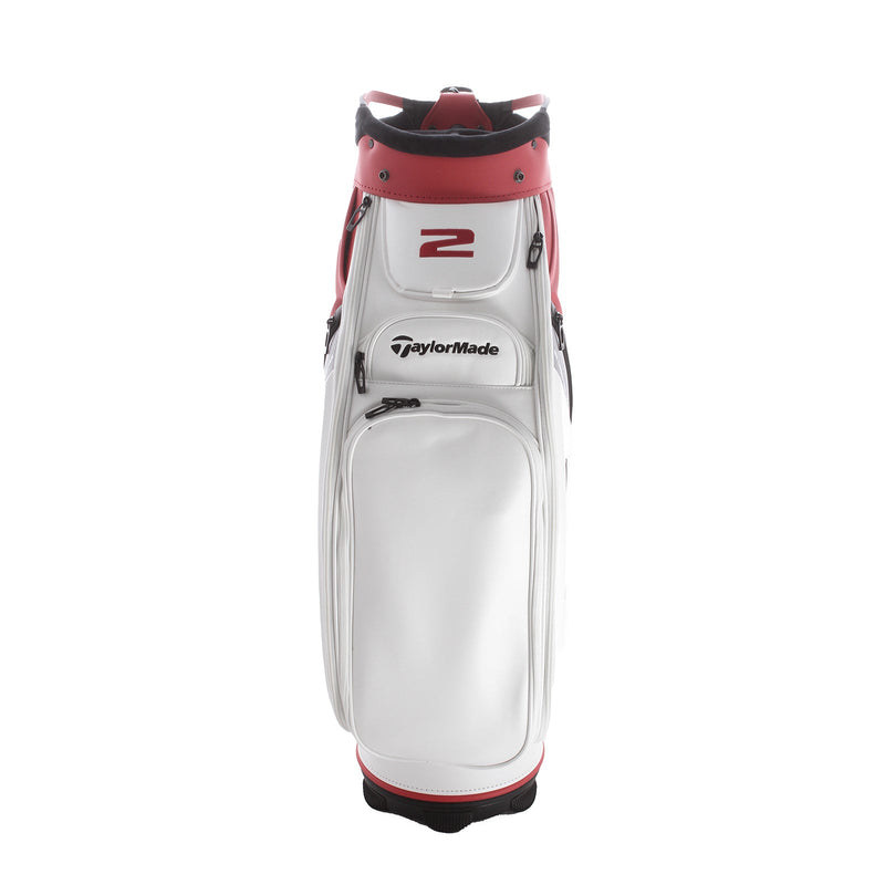 TaylorMade Stealth 2 Cart Bag - White/Red/Black