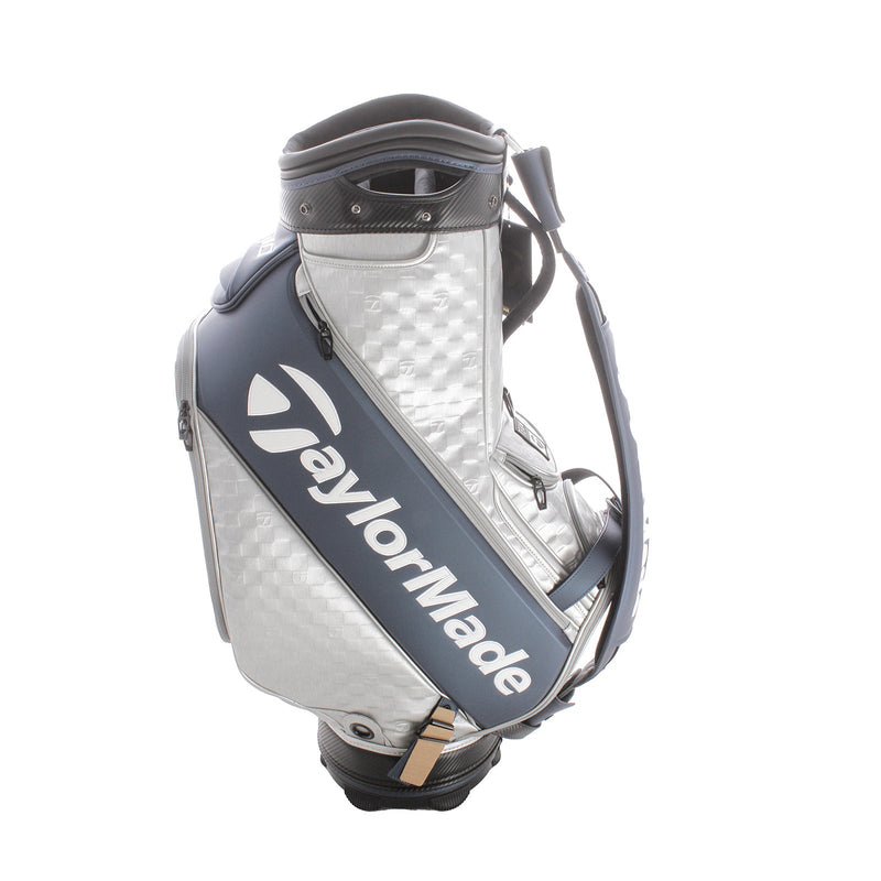 TaylorMade Qi10 Cart Bag - Grey/Blue/White