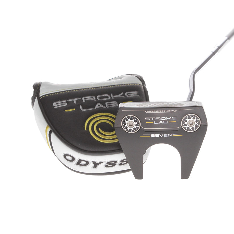 Odyssey Stroke Lab 7 Mens Right Hand Putter 34.5" Mallet - Super Stroke Pistol Tour