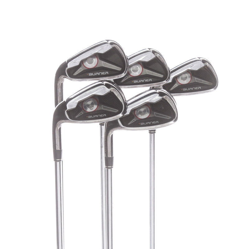 TaylorMade Burner 09 Steel Mens Left Hand Irons 5-9 Regular - Burner 85