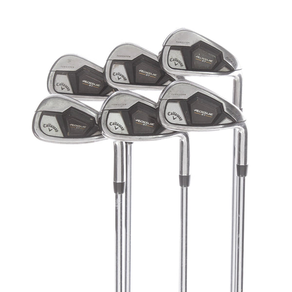 Callaway Rogue ST Max OS Steel Mens Right Hand Irons 5-PW Stiff - True Temper MPH 85