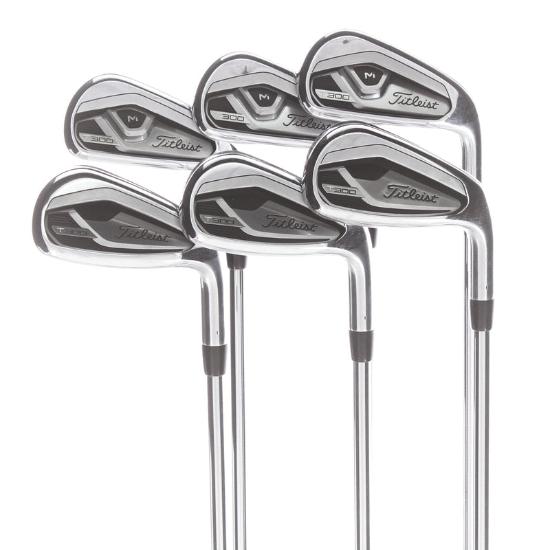 Titleist T300 2021 Steel Mens Right Hand Irons 5-PW Stiff - True Temper AMT S300