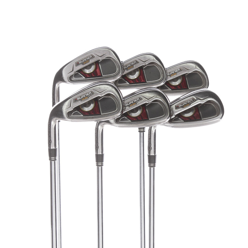 TaylorMade Burner XD Steel Mens Left Hand Irons 5-PW Regular - N.S.Pro 950GH