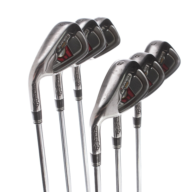 TaylorMade Burner XD Steel Mens Left Hand Irons 5-PW Regular - N.S.Pro 950GH