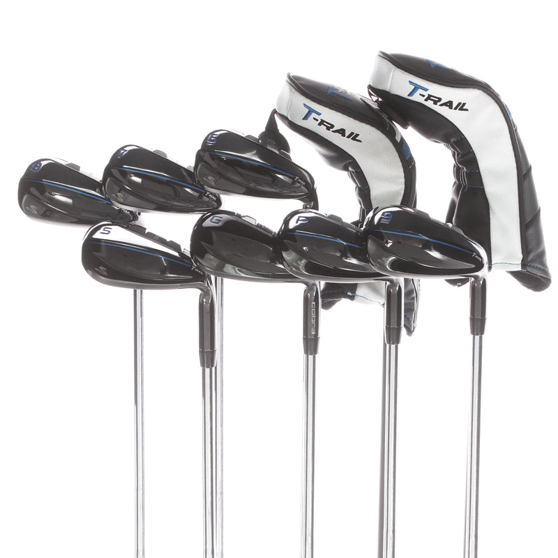 Cobra T-Rail Hybrid Combo Steel/Graphite Mens Right Hand Irons 4-SW+GW Regular - Cobra