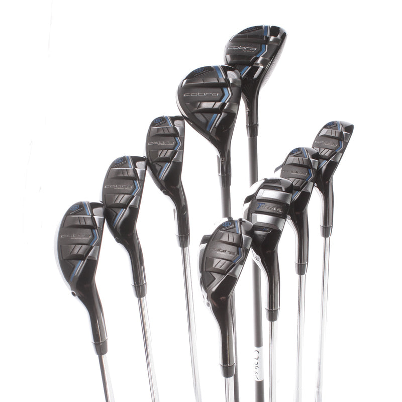 Cobra T-Rail Hybrid Combo Steel/Graphite Mens Right Hand Irons 4-SW+GW Regular - Cobra