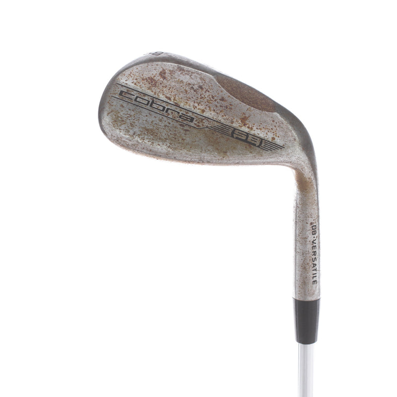 Cobra Snakebite Steel Mens Right Hand Lob Wedge 58* 8 Bounce Versatile Grind Stiff - N S Pro Modus3 Tour 105