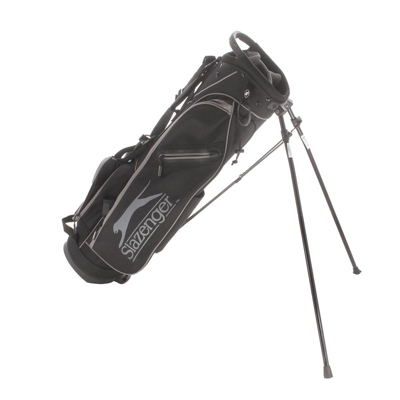 Slazenger Stand Bag - Black/Grey