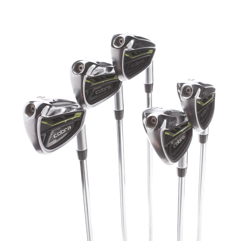 Cobra Radspeed Steel Mens Right Hand Irons 6-PW Regular - KBS Tour 90