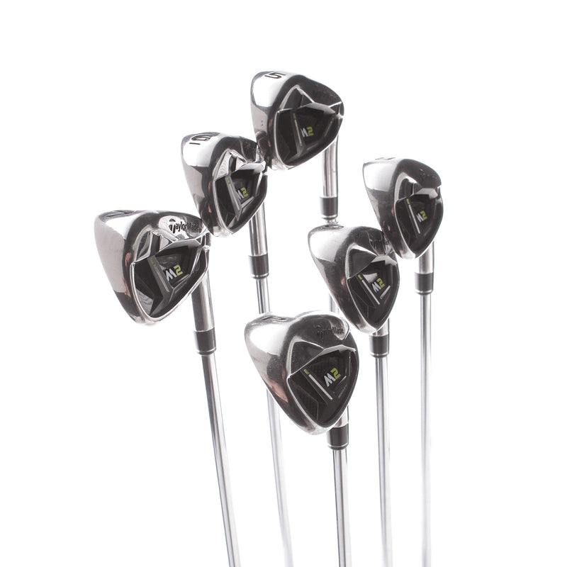 TaylorMade M2 Steel Mens Right Hand Irons 5-PW Regular - REAX Steel 88