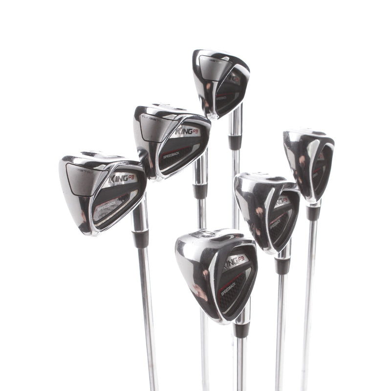 Cobra King F9 Steel Mens Right Hand Irons 5-PW Stiff - KBS Tour 90