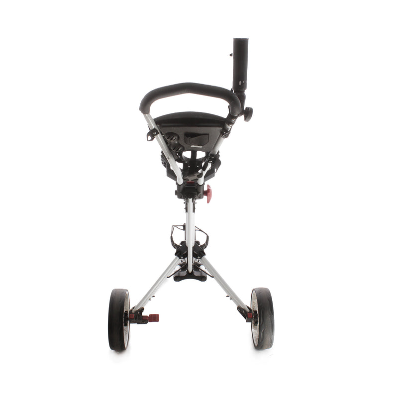 EZE Glide Smart Fold 3-Wheel Pull Trolley - Black/White/Red