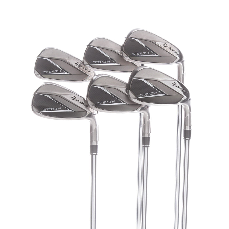 TaylorMade Stealth Steel Mens Right Hand Irons 5-PW Stiff - KBS Max MT 85