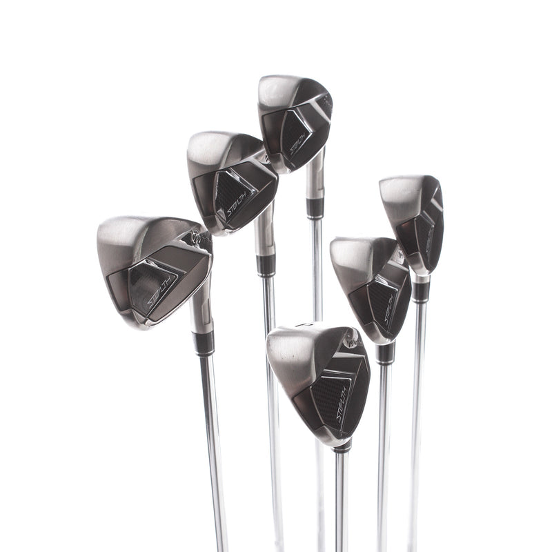 TaylorMade Stealth Steel Mens Right Hand Irons 5-PW Stiff - KBS Max MT 85