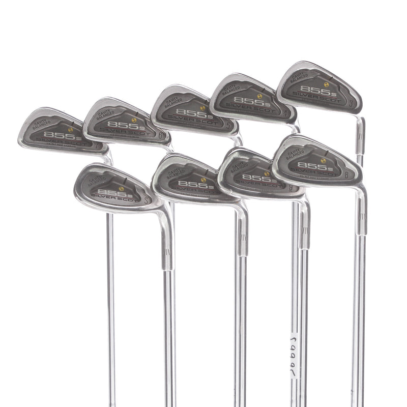 Tommy Armour 885s Silver Scot Steel Mens Right Hand Irons 3-SW Regular - Tour Step