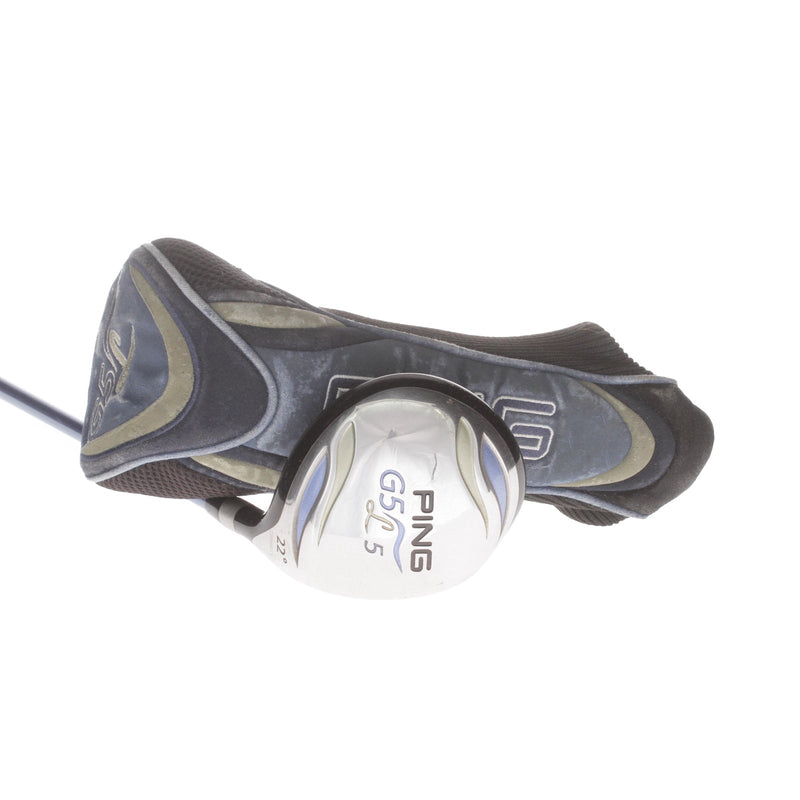 Ping G5 L Graphite Ladies Right Hand Fairway 5 Wood 22* Ladies - Ping ULT 50 D