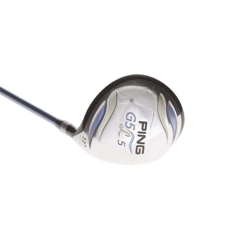 Ping G5 L Graphite Ladies Right Hand Fairway 5 Wood 22* Ladies - Ping ULT 50 D