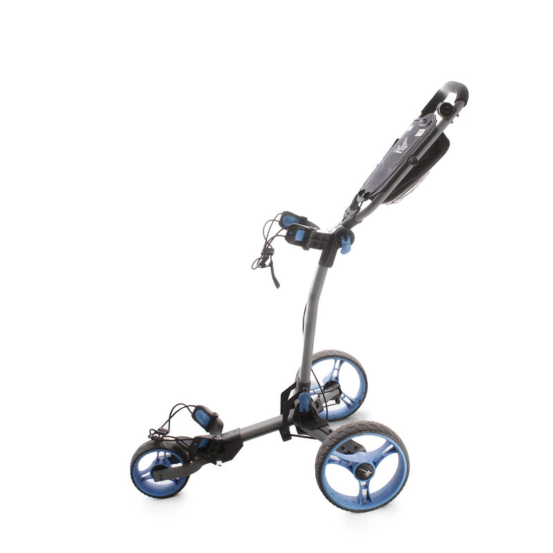 Axglo TriLite 3 3-Wheel Push Trolley - Black/Blue