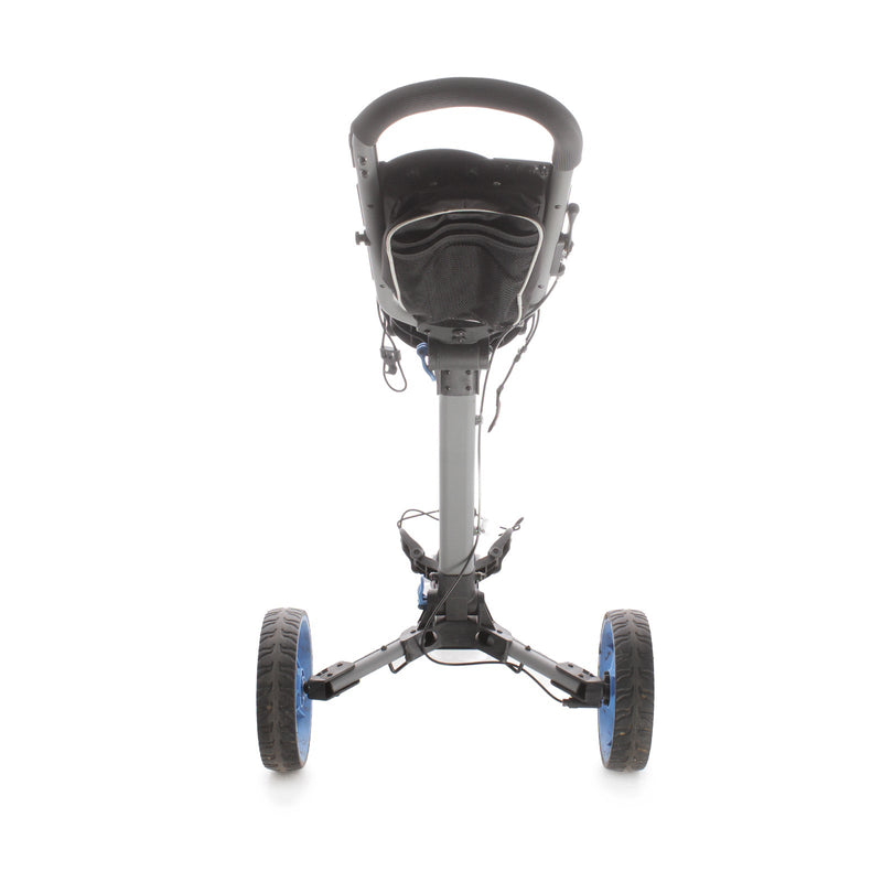 Axglo TriLite 3 3-Wheel Push Trolley - Black/Blue