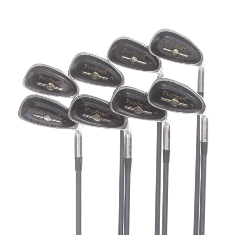 Wilson Prostaff Oversize Graphite Mens Right Hand Irons 3-SW Regular - Wilson Prostaff