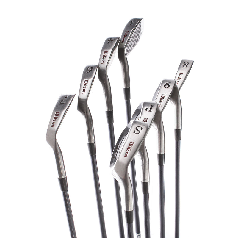 Wilson Prostaff Oversize Graphite Mens Right Hand Irons 3-SW Regular - Wilson Prostaff