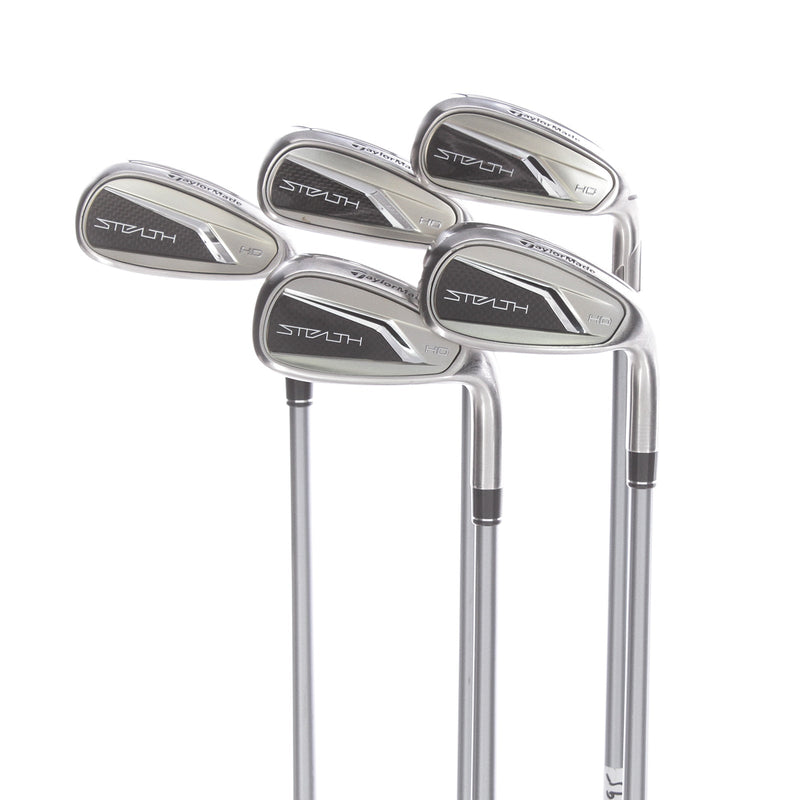 TaylorMade Stealth HD Graphite Mens Right Hand Irons 6-PW Senior - Fujikura Speeder NX 50-A