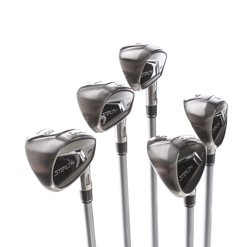 TaylorMade Stealth HD Graphite Mens Right Hand Irons 6-PW Senior - Fujikura Speeder NX 50-A