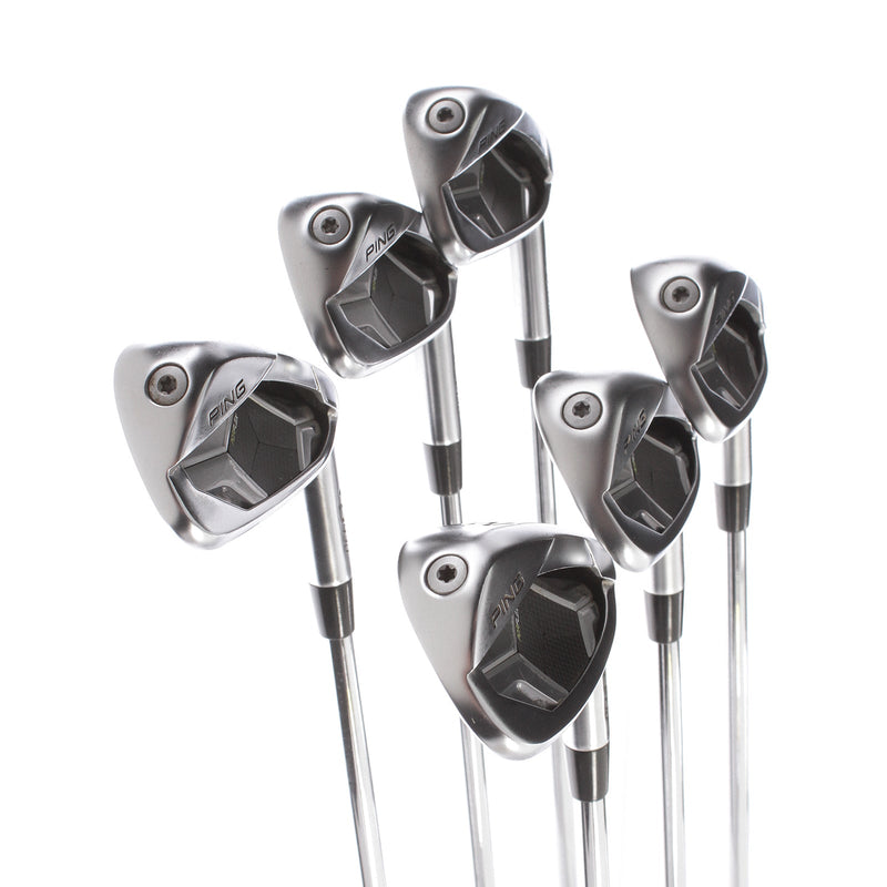 Ping G430 Steel Mens Right Hand Irons 5-PW Black Dot Stiff - Ping AWT 2.0