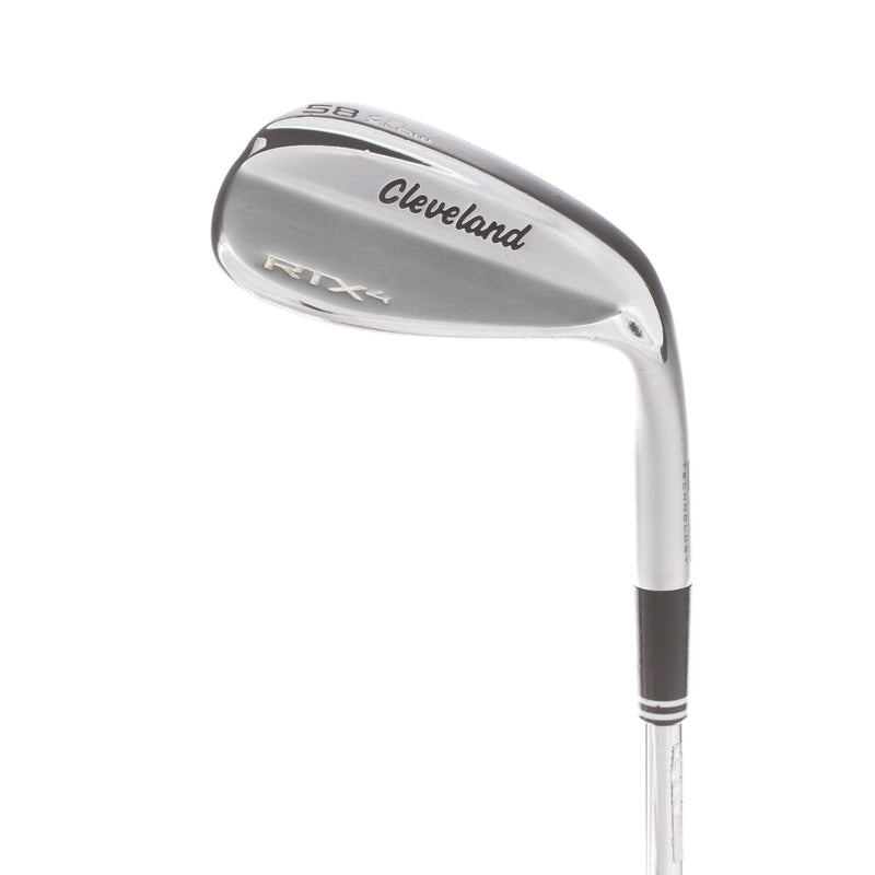 Cleveland RTX-4 Steel Mens Right Hand Lob Wedge 58* Stiff - True Temper Dynamic Gold S400