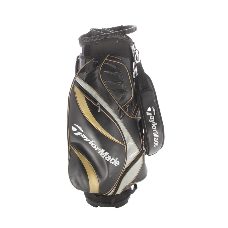 TaylorMade Cart Bag - Black/White/Gold