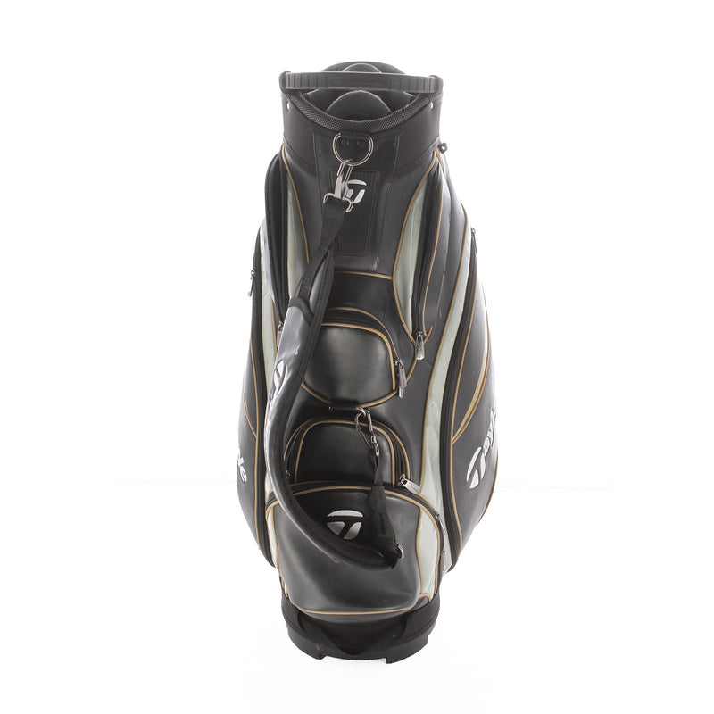 TaylorMade Cart Bag - Black/White/Gold