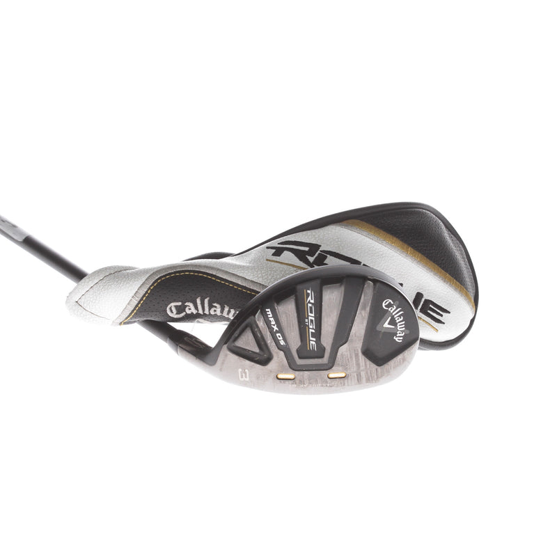 Callaway Rogue ST Max OS Graphite Mens Right Hand 3 Hybrid 19* Stiff - Aldila R.I.P. 85 Hyb